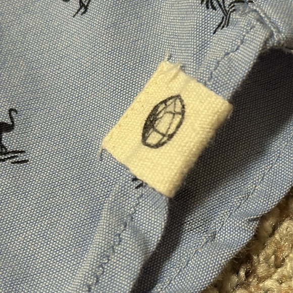 Free Planet Men's Blue Short Sleeve Shirt - Picture 3 of 5